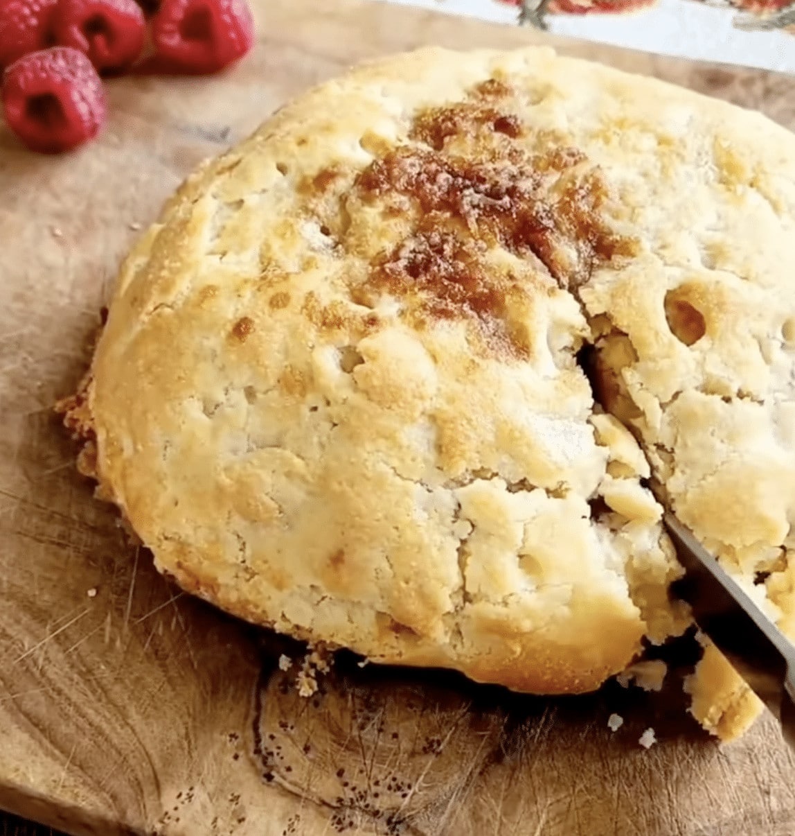Keto Baked Brie with Crust is a must-try appetizer!